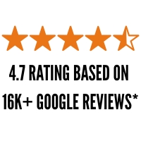 4.7 Google Rating - 18K+ Google Reviews